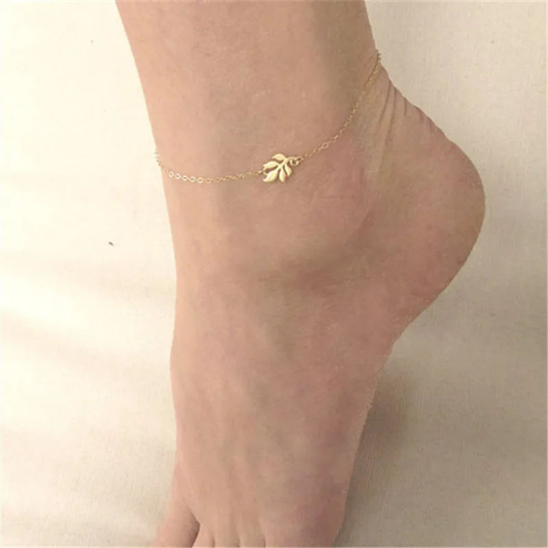 Trendy Jewelry Female Anklets Barefoot Crochet Sandals Foot Jewelry Leg New Anklets On Foot Ankle Bracelets For Women Leg Chain