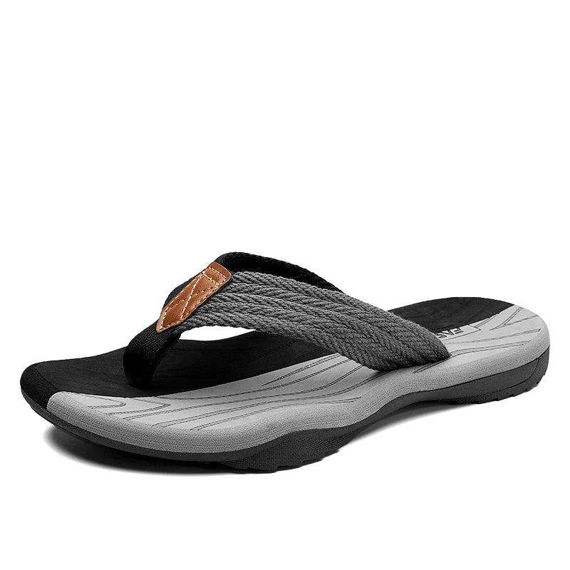 Home Flip Flops Fashion Men's Slippers Outdoor Sandals Summer Beach Shoes Size 39-46