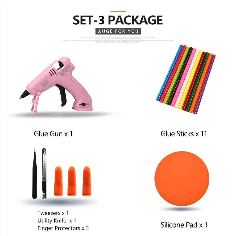 Cordless Hot Melt Glue Gun Child Hand Crafts Home DIY Repair Use 7mm Glue Stick Wireless Glue Gun 3.6V 2000mAh 60 min use time