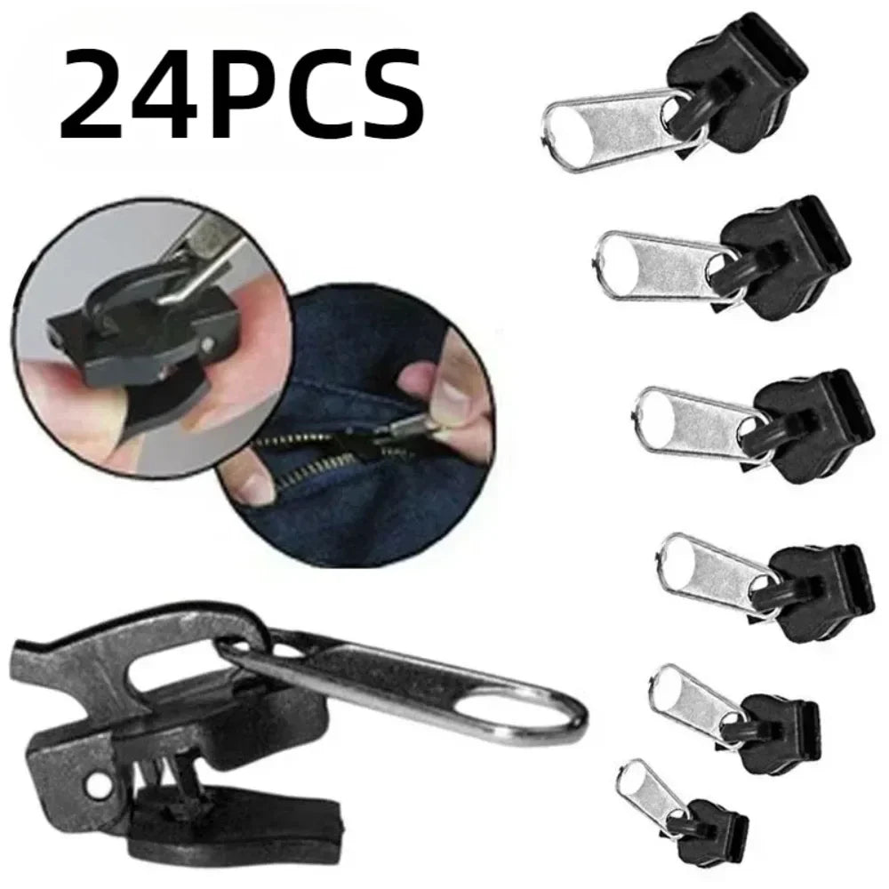 3 Sizes Universal Instant Zippers Fix Repair Kit Replacement 3 Sizes Zip Slider Teeth Rescue New Design Sewing Clothes Zipper
