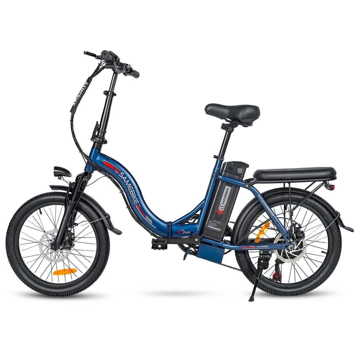 Samebike CY20 Folding Electric Bike Adults City ebike with 36V 12Ah Removable Battery