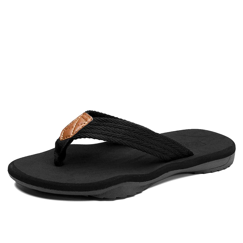 Home Flip Flops Fashion Men's Slippers Outdoor Sandals Summer Beach Shoes Size 39-46