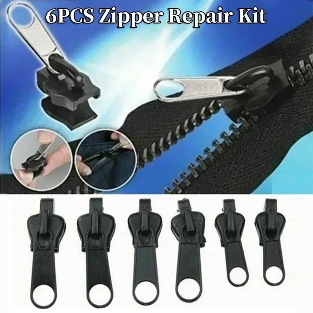 3 Sizes Universal Instant Zippers Fix Repair Kit Replacement 3 Sizes Zip Slider Teeth Rescue New Design Sewing Clothes Zipper