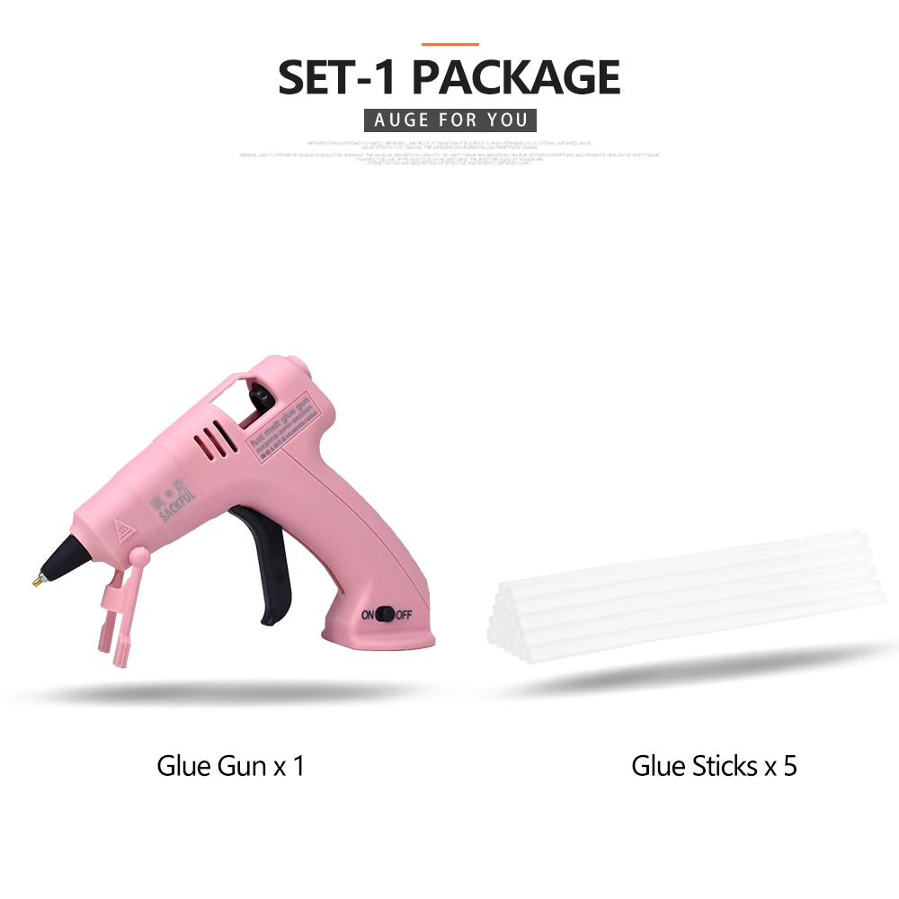 Cordless Hot Melt Glue Gun Child Hand Crafts Home DIY Repair Use 7mm Glue Stick Wireless Glue Gun 3.6V 2000mAh 60 min use time