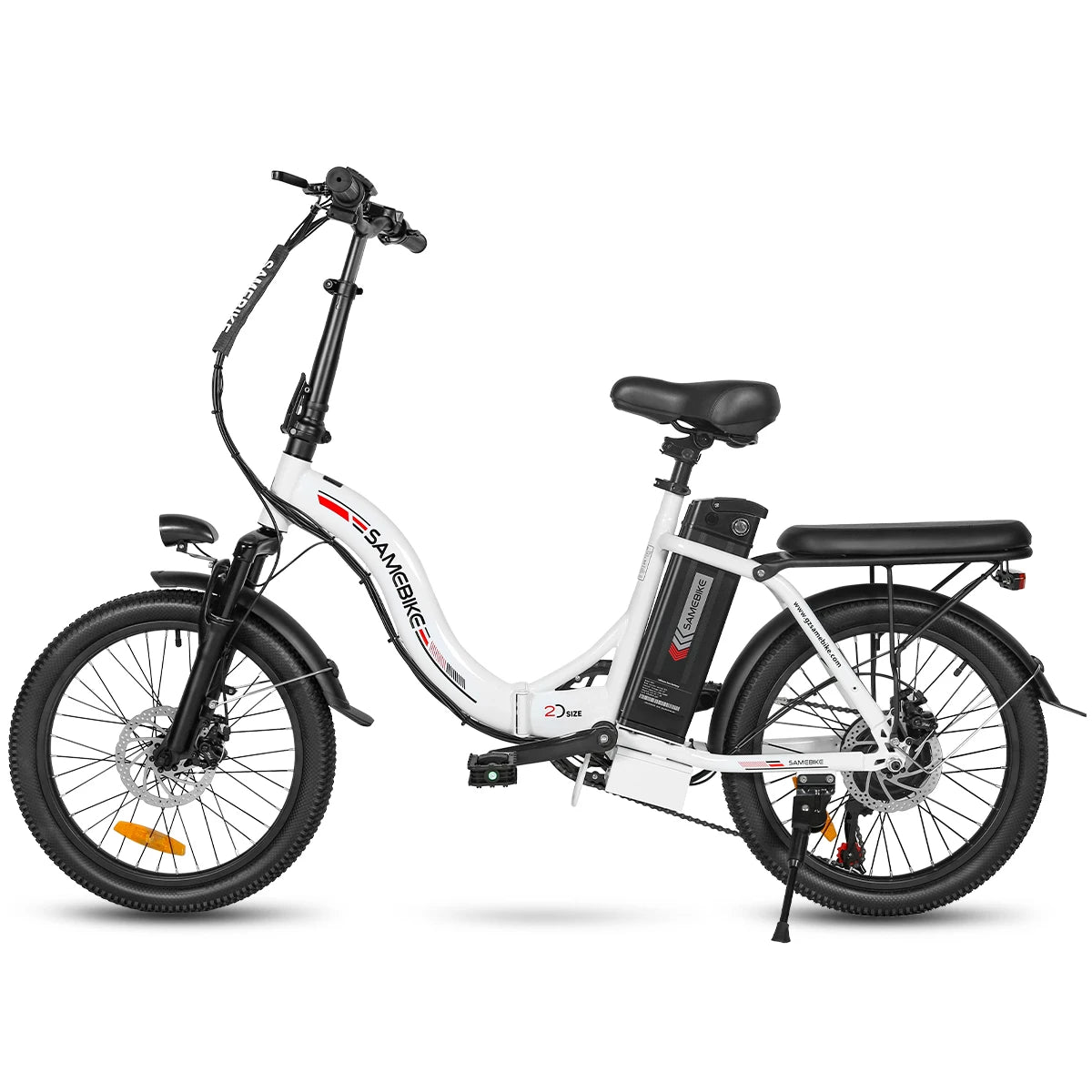 Samebike CY20 Folding Electric Bike Adults City ebike with 36V 12Ah Removable Battery