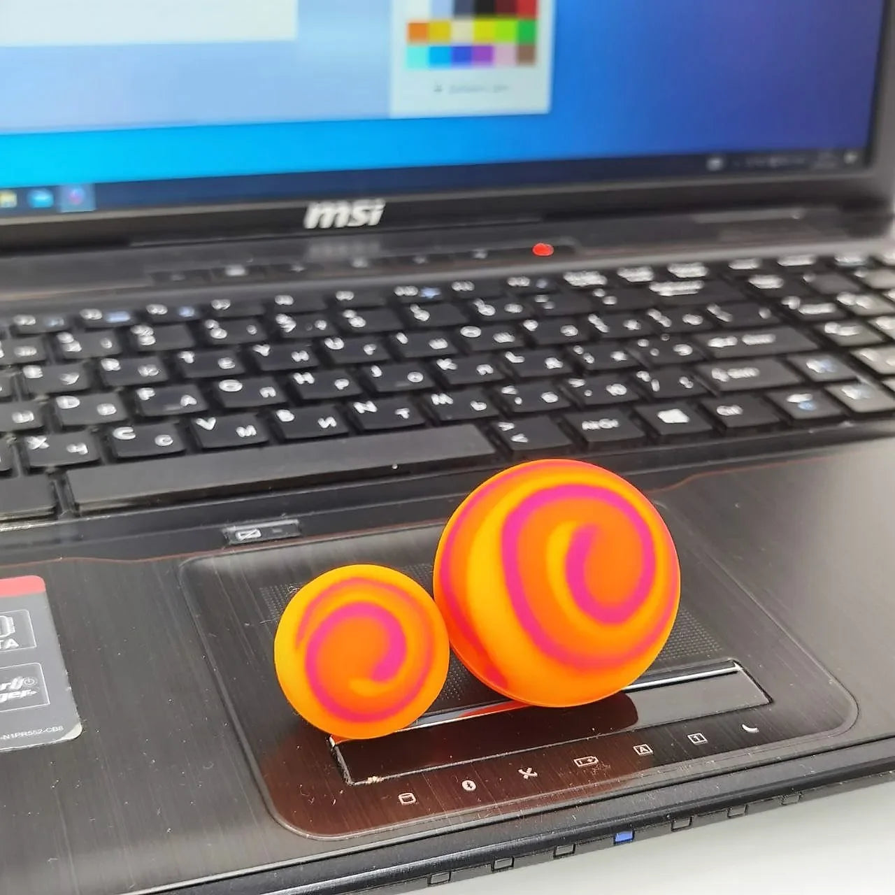 Laptop Silicone Stand Ball Non-Slip Pad Feet Heat Dissipation Height Raised Bracket Notebook Portable Stand