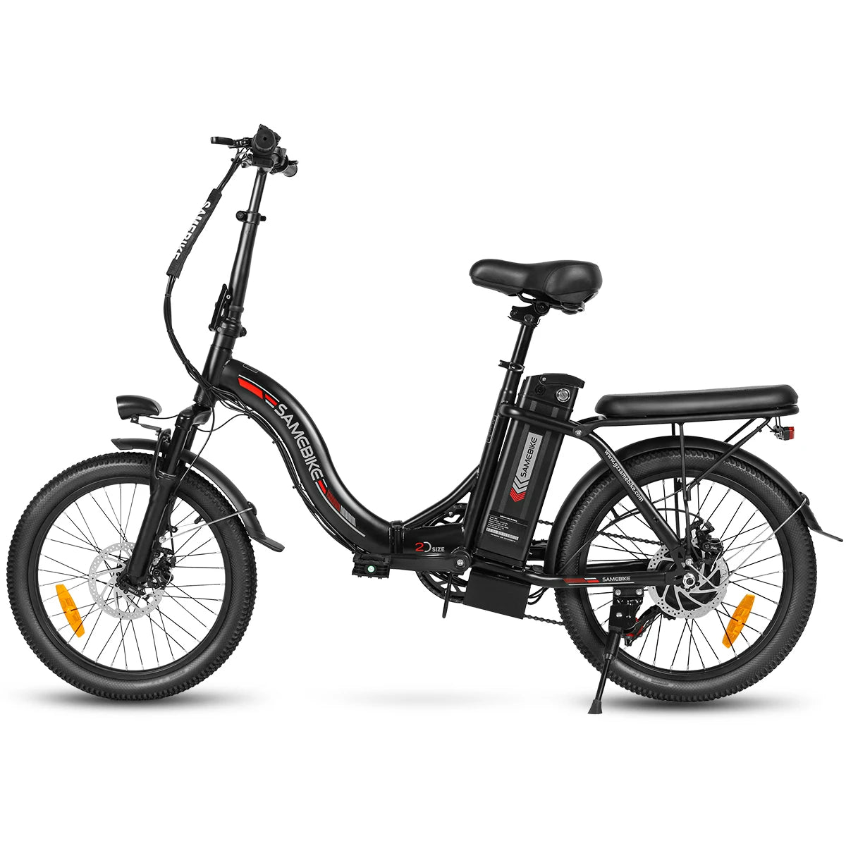 Samebike CY20 Folding Electric Bike Adults City ebike with 36V 12Ah Removable Battery