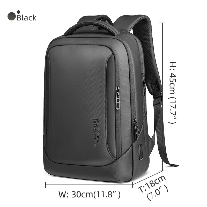 Heroic Knight Multifunctional Men's Backpack 15.6" Laptop Backpack Waterproof Large Capacity Work Travel Backpack with USB Port
