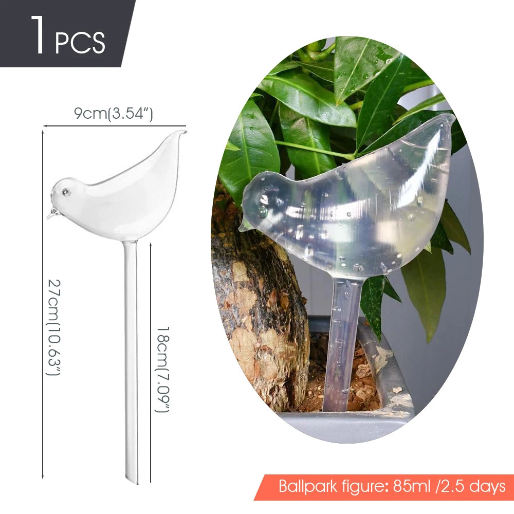 Durable Auto Automatic Dripper Round Ball with Bird Shape Flower Pot Waterer Plants Home Garden Tools Watering Drip Irrigation