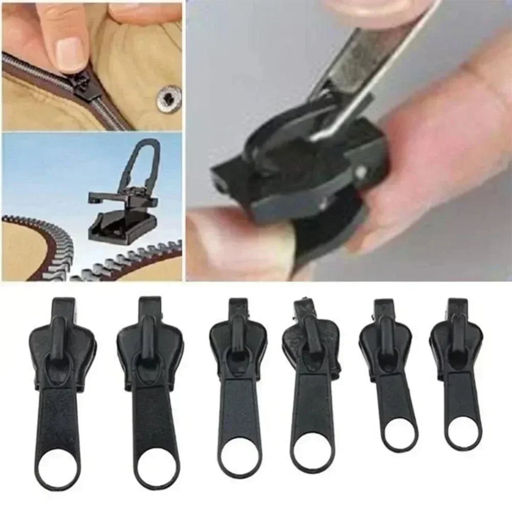 3 Sizes Universal Instant Zippers Fix Repair Kit Replacement 3 Sizes Zip Slider Teeth Rescue New Design Sewing Clothes Zipper