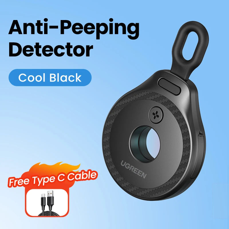 UGREEN Camera Detector for Hidden Camera Security Protection Hotel Pinhole Lens Detect Gadget Anti-Peeping Candid Detector