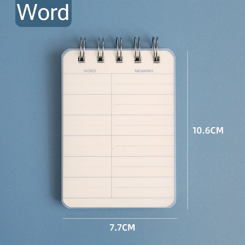 200 Page Line Mini Pocket A7 Diary Notebook To Do Notepad Office Accessories Notebook Acessórios Word Blank Grid Diary
