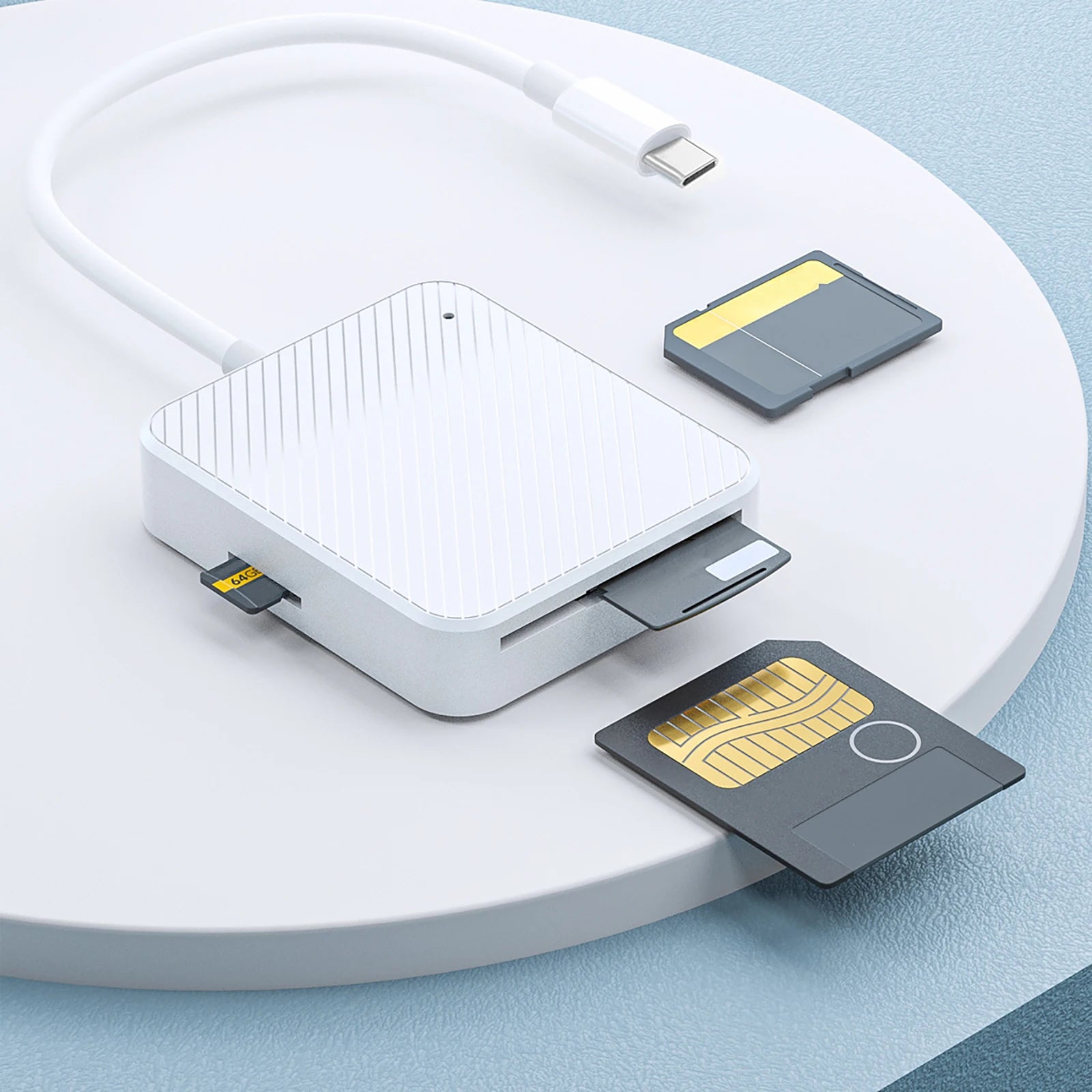 4 in 1 Memory Card Reader Adapter Type C USB-C Smart Media OTG M2 SD SM XD Card Reader For Andriod Mobile Phone Accessories