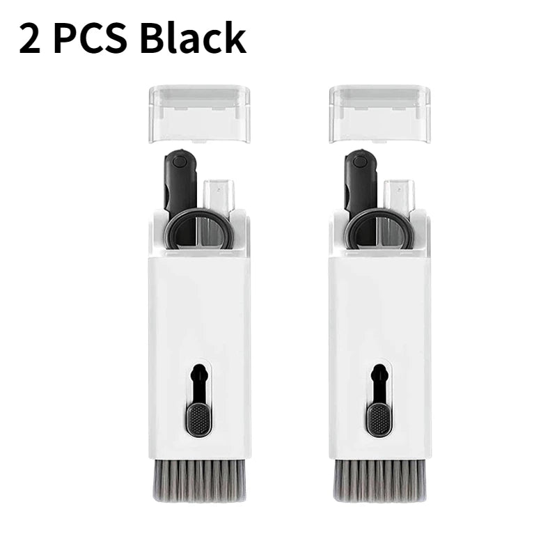 7-in-1 Computer Keyboard Cleaner Brush Screen cleaning Spray Bottle Set Earphones Cleaning Pen Cleaning Tools Keycap Puller