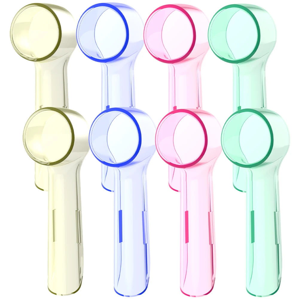 Toothbrush Dustproof Covers Caps Compatible with Braun Oral B Electric Toothbrush Round Replacement Brush Heads Series Protector