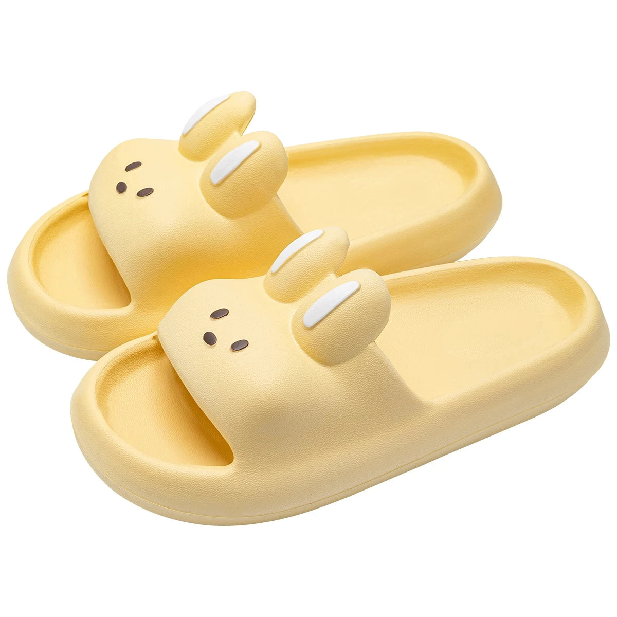 Pillow Rabbit Slippers for Women and Men | House Slides Shower Sandals | Extremely Comfy | Cushioned Thick Sole