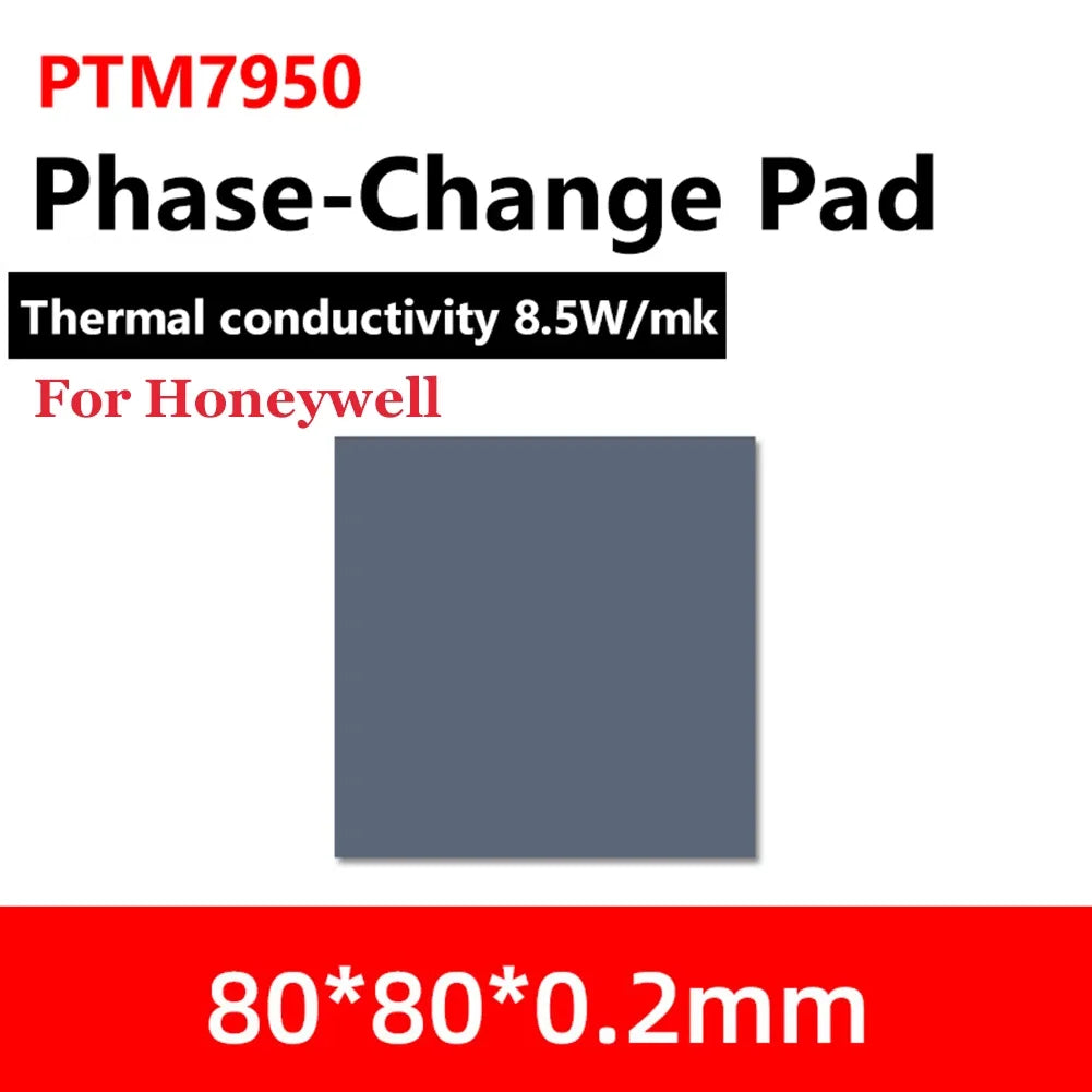 Honeywell- PTM7950 Thermal Pad 8.5 W/mk Phase Change Silicone Pad Laptop CPU GPU Thermal Conductive Paste Cooling Grease Pads