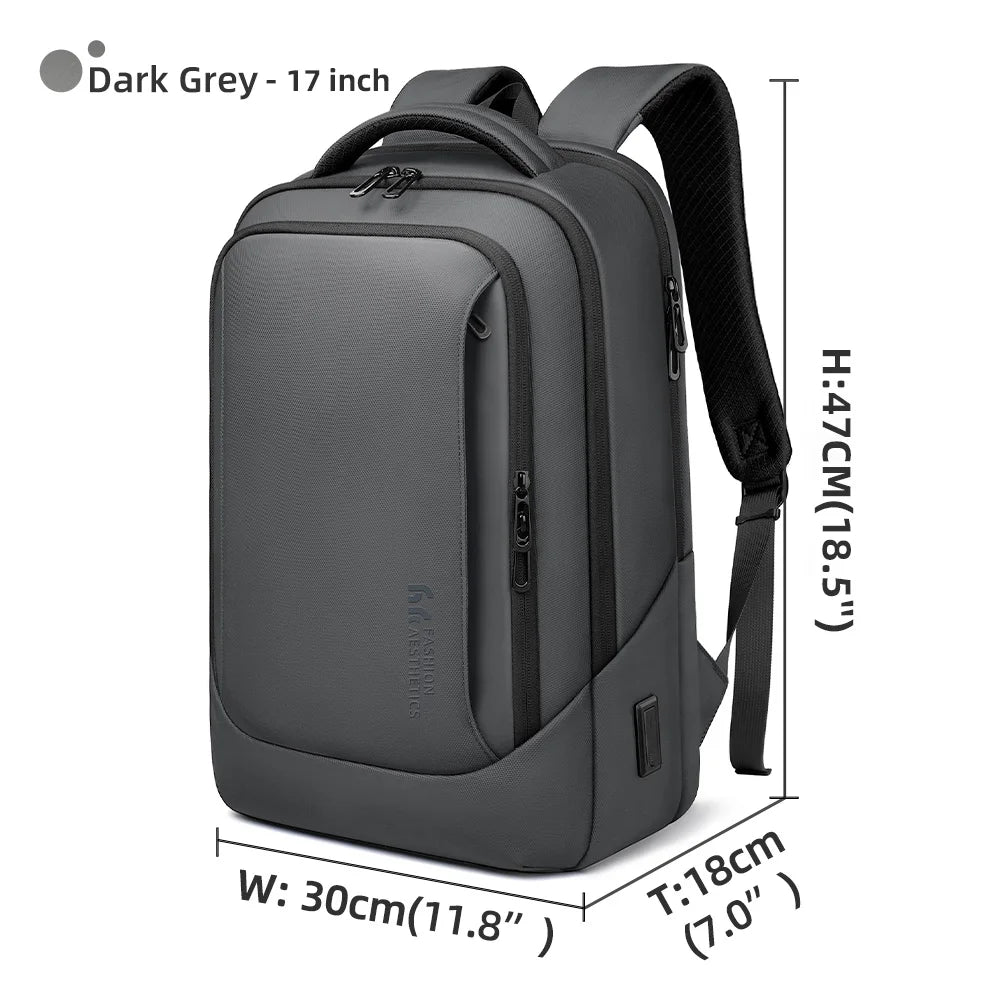 Heroic Knight Multifunctional Men's Backpack 15.6" Laptop Backpack Waterproof Large Capacity Work Travel Backpack with USB Port