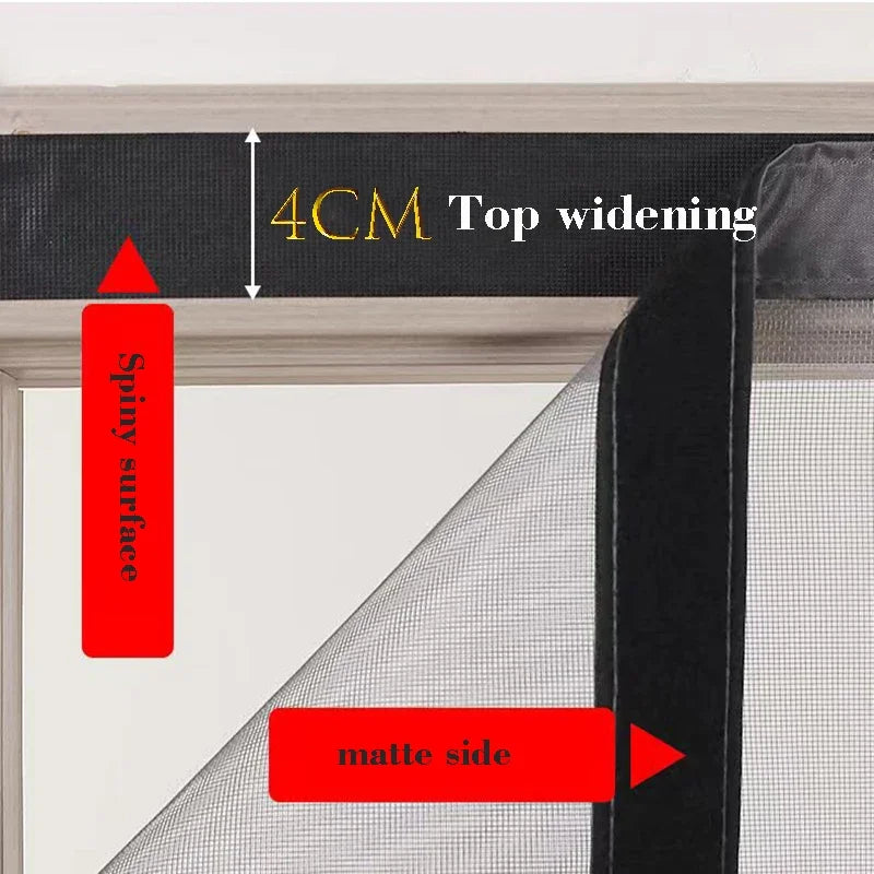 Mosquito proof curtain, high-end magnetic screen door, encrypted household bedroom partition, customized screen window in summer