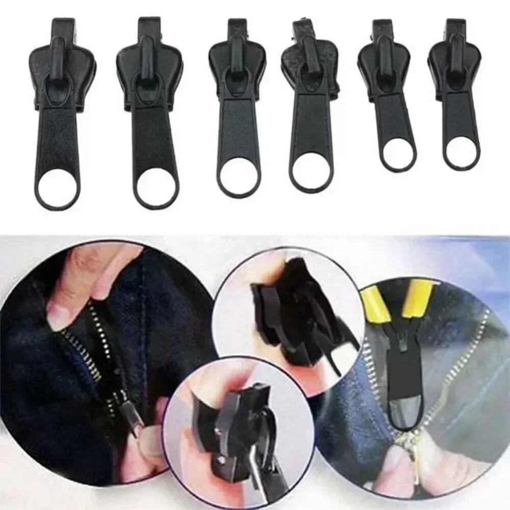 3 Sizes Universal Instant Zippers Fix Repair Kit Replacement 3 Sizes Zip Slider Teeth Rescue New Design Sewing Clothes Zipper