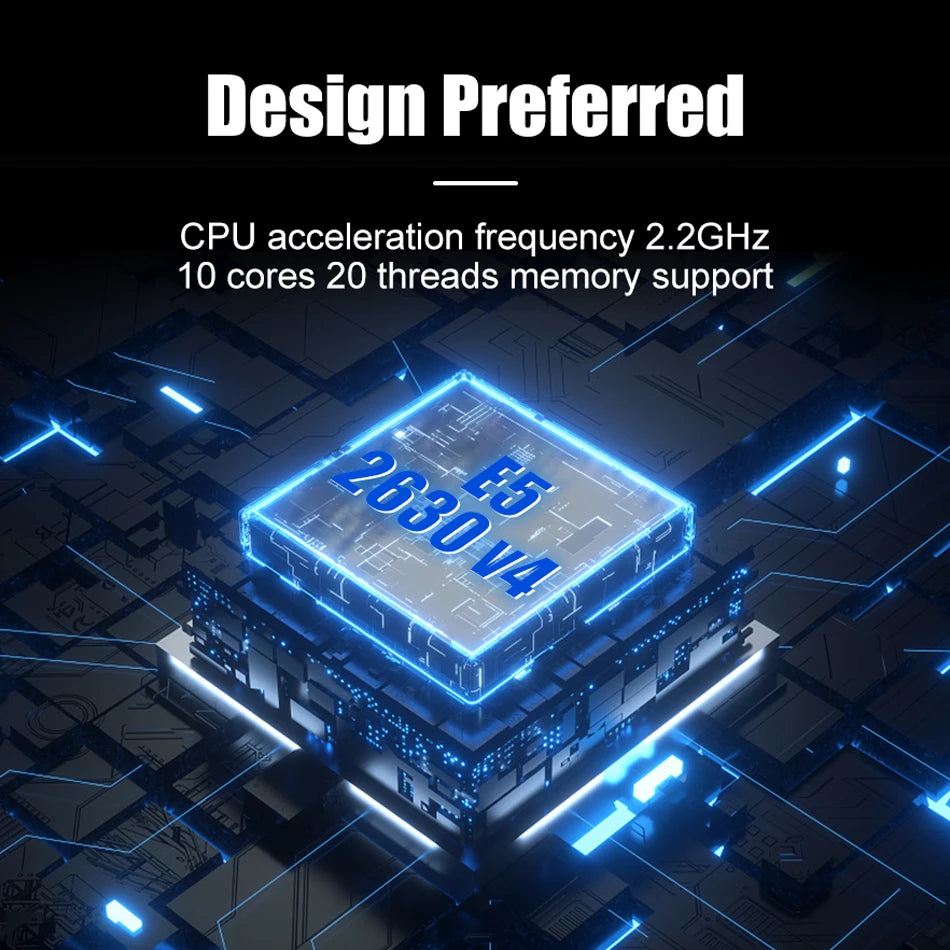 Used Original Intel Xeon E5 2630 V4 E5-2630V4 Processor SR2R7 2.2GHz 10-Cores 25M LGA 2011-3 Xeon V4 Series CPU