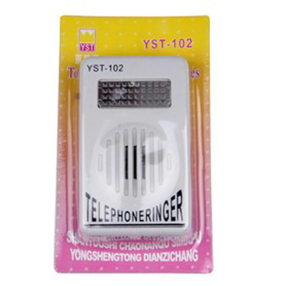 Extra-Loud Ringer Sound Telephone Phone Amplifier Strobe Light Flasher Bell