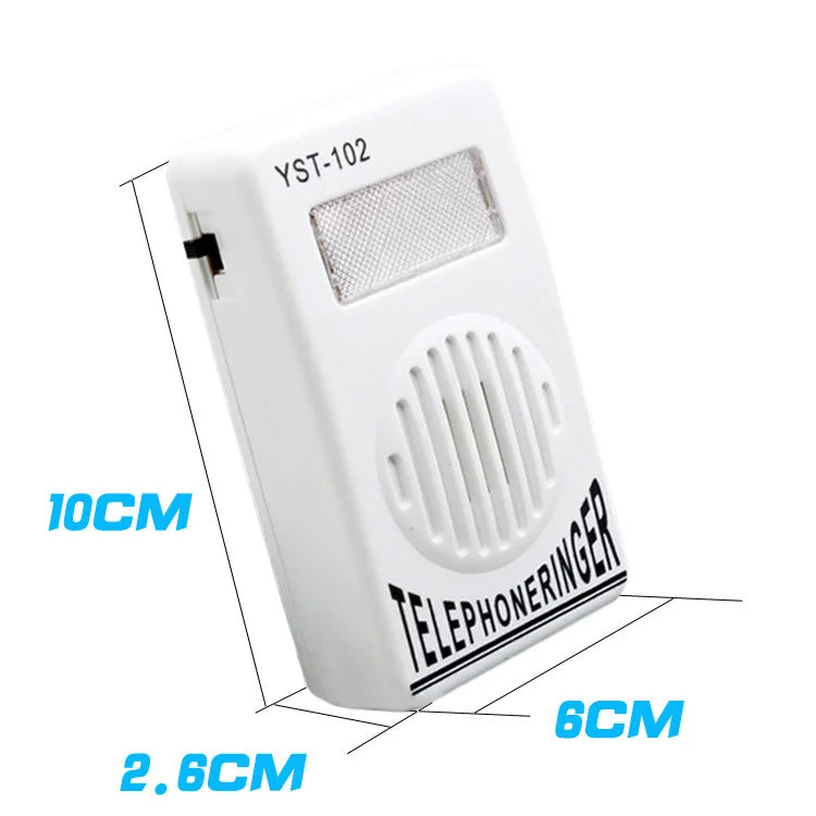 Extra-Loud Ringer Sound Telephone Phone Amplifier Strobe Light Flasher Bell