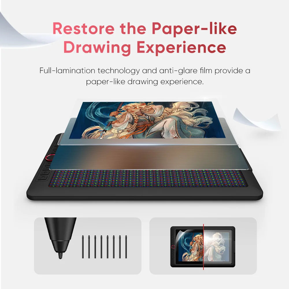 XPPen Artist 15.6 Pro V2 Drawing Tablet 16K Pressure Levels Graphic Monitor Digital Animation Drawing Board Art Design Creation