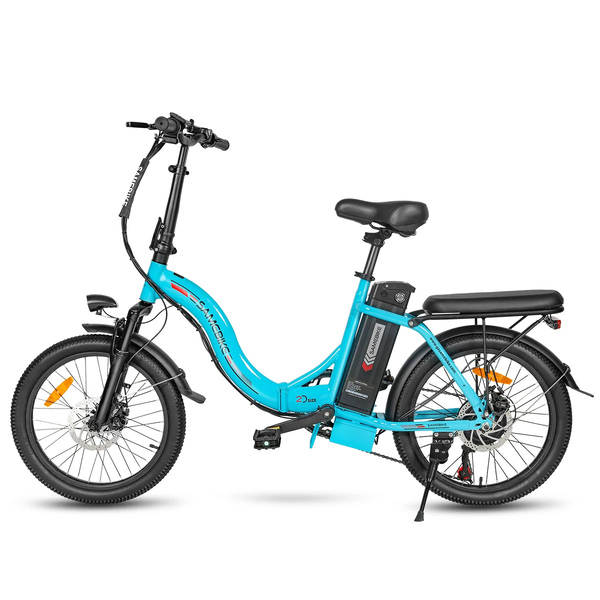 Samebike CY20 Folding Electric Bike Adults City ebike with 36V 12Ah Removable Battery