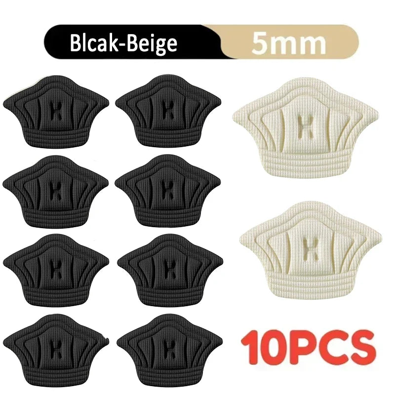5Pairs Insoles For Shoes Patch Heel Pads For Sport Shoes Adjustable Size Feet Pad Insole Heel Protector Back Sticker Shoe Pad