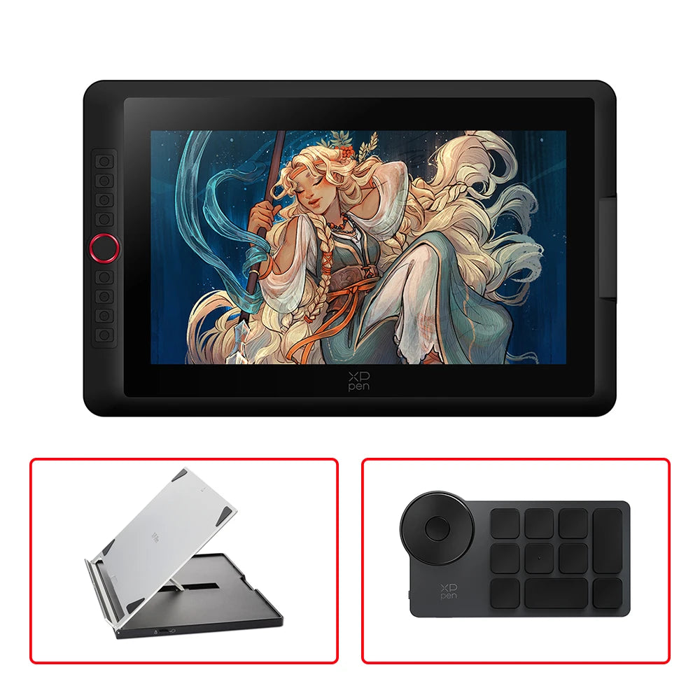 XPPen Artist 15.6 Pro V2 Drawing Tablet 16K Pressure Levels Graphic Monitor Digital Animation Drawing Board Art Design Creation