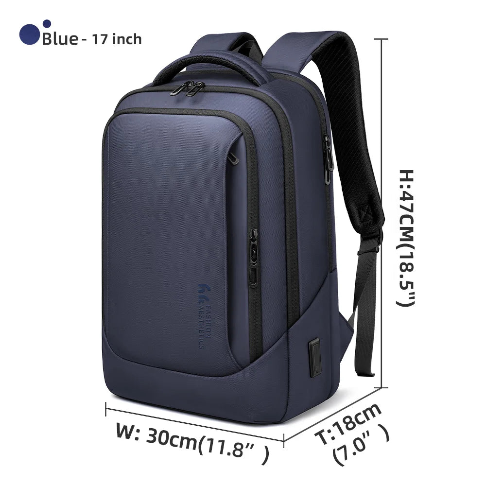 Heroic Knight Multifunctional Men's Backpack 15.6" Laptop Backpack Waterproof Large Capacity Work Travel Backpack with USB Port