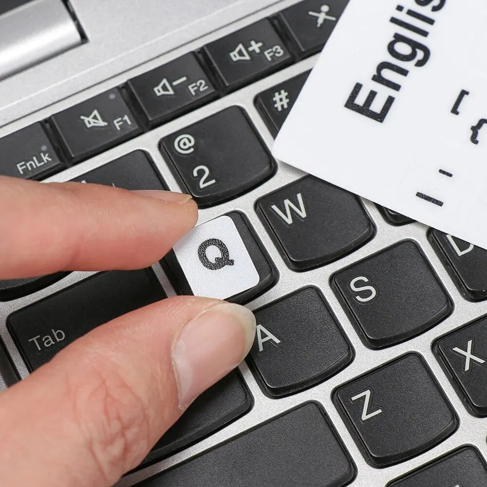 English Spanish Italian Korean Keyboard Stickers Frosted PVC Language Keyboard Sticker For Laptop Desktop PC