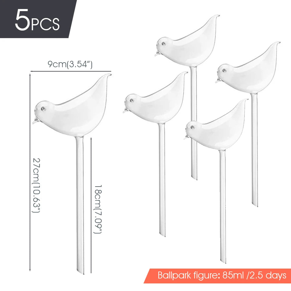 Durable Auto Automatic Dripper Round Ball with Bird Shape Flower Pot Waterer Plants Home Garden Tools Watering Drip Irrigation