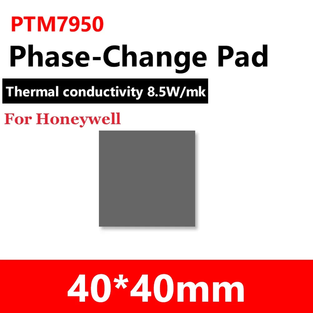 Honeywell- PTM7950 Thermal Pad 8.5 W/mk Phase Change Silicone Pad Laptop CPU GPU Thermal Conductive Paste Cooling Grease Pads