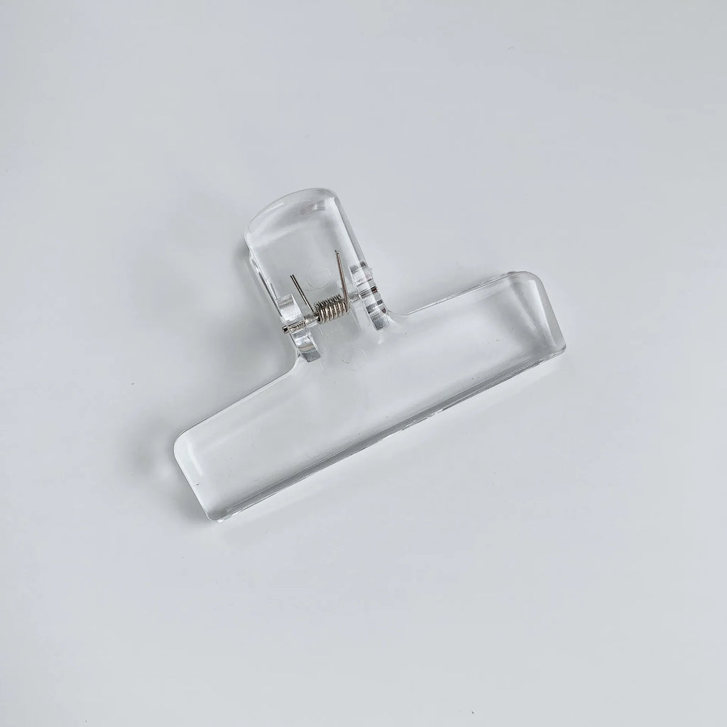 Ins Transparent Binder Clips Kawaii Paperclips File Documents Tickets Clips Bookmarks Index Page Holder Office Binding Supplies