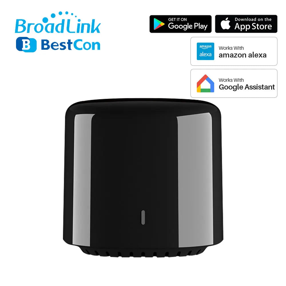 Broadlink Original RM Mini 3 WiFi+IR Smart Home APP Remote Control for Alexa Google Home IFTTT WiFi+IR+4G Wireless APP Broadlink