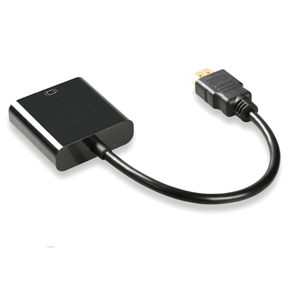 HD 1080P HDMI-compatible To VGA Cable Converter HDMI-compatible Male To VGA Female Adapter for Tablet laptop PC TV