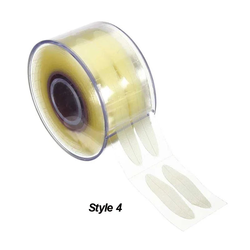 600 Pcs Eye Lift Strips Double Eyelid Tape Clear Gray Eyelid Stripe Big Eyes Invisible Double Fold Eyelid Sticker Makeup Tools