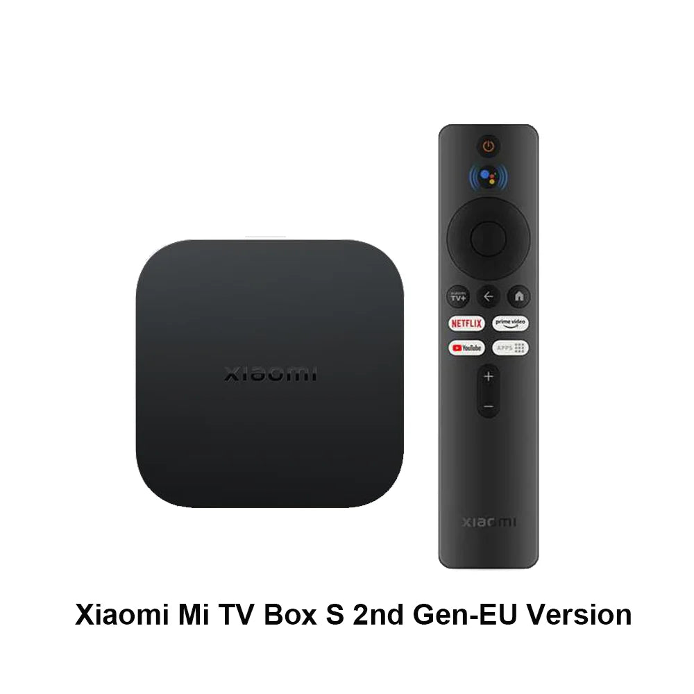 Xiaomi Mi TV Box S 3rd / 2nd Gen, Android Smart TV Box Media Player 4K UHD Google TV Dolby Vision HDR10+ Google Assistant BT5.2