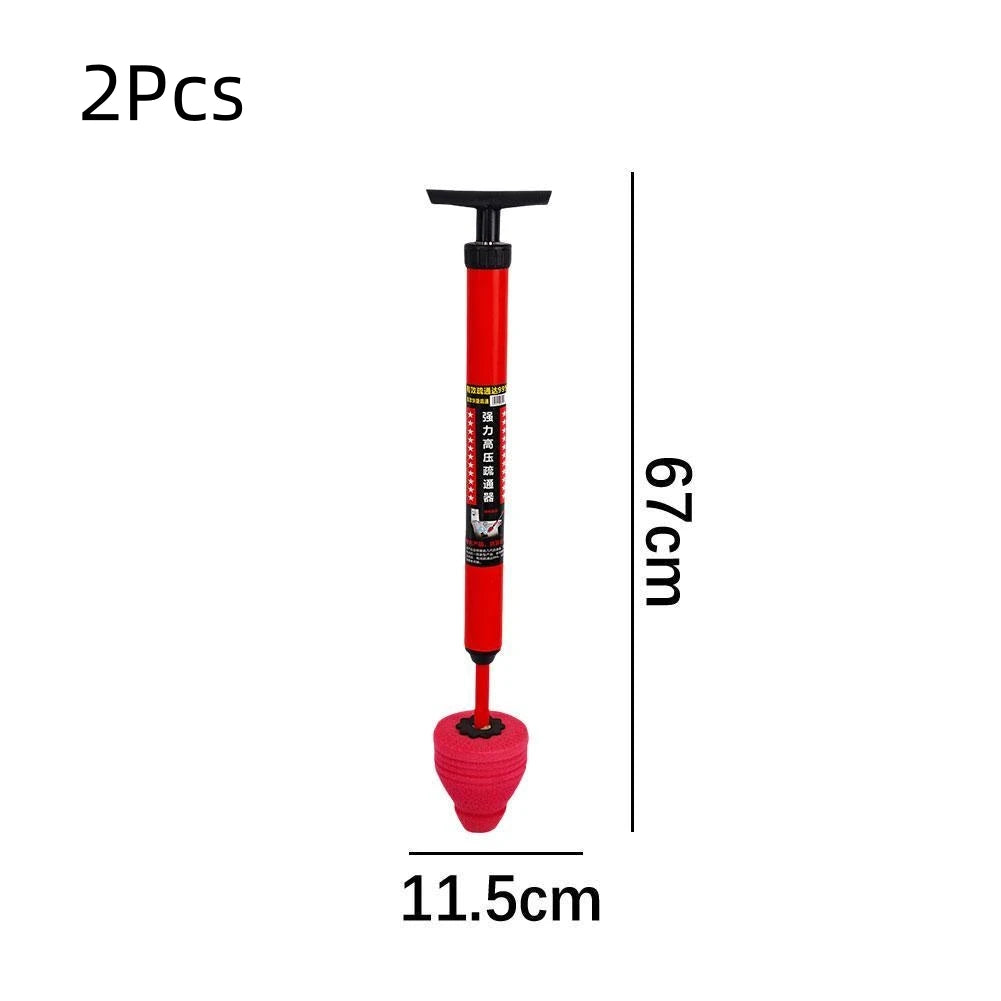 High Pressure Toilet Unblock One Shot Toilet Pipe Plunger Silicone Quickly Unblock Household Toilet Sewer Dredging Plunger