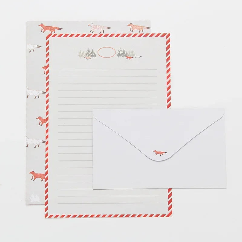9pcs Cute Envelopes Set Kawaii Letter Pads DIY Postcard Wedding Invitation Card Paper Cover Korean Stationery Office Supplies