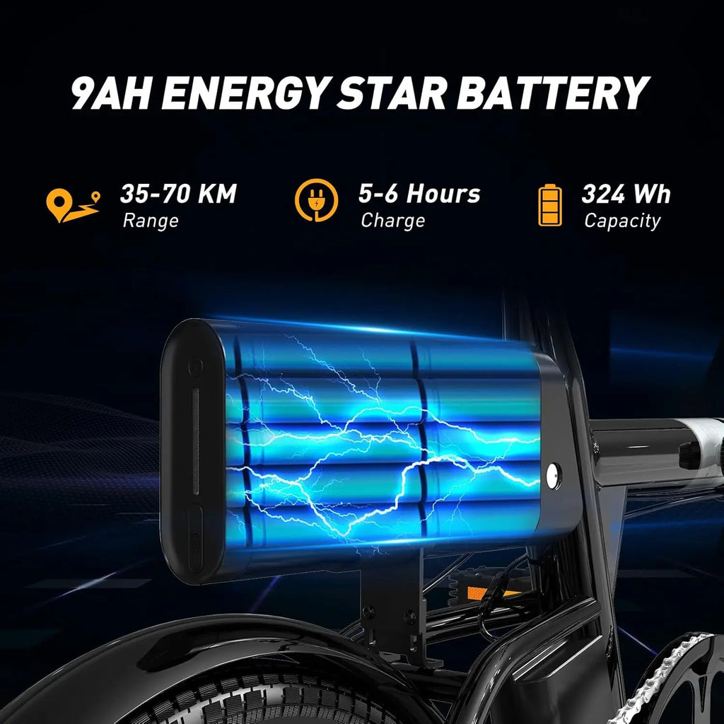 HITWAY BK 35S Electric Bike, 16 ”E cycling 250W City E-Bike Max.Range 25-60KM woman man