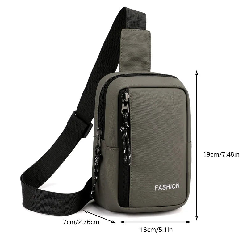 Travel Men's Handbags USB Chest Bag Designer Messenger Crossbody Bags Water-Proof Shoulder Bag Diagonal Package Sports Back Pack