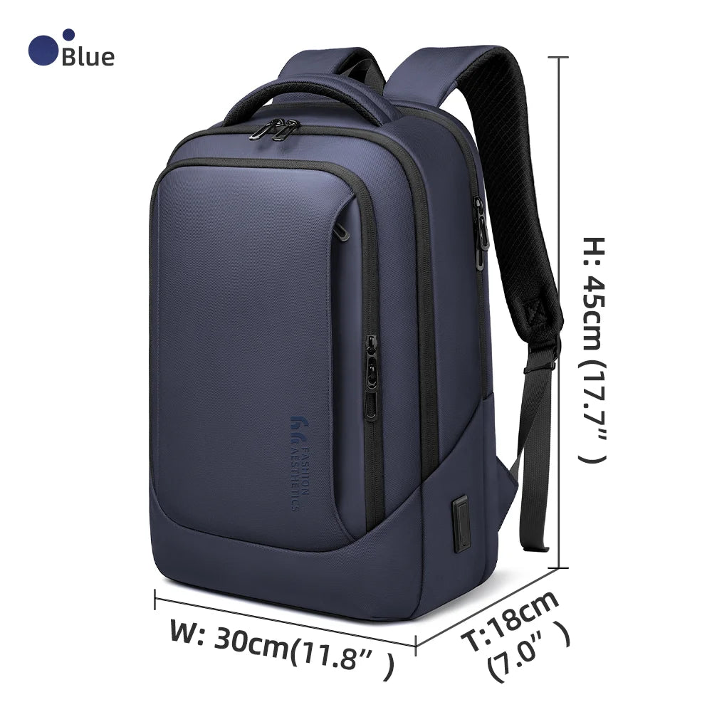 Heroic Knight Multifunctional Men's Backpack 15.6" Laptop Backpack Waterproof Large Capacity Work Travel Backpack with USB Port
